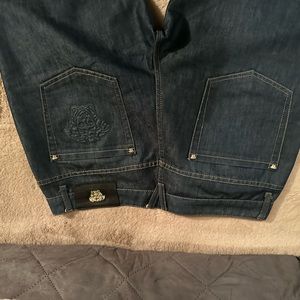 Vintage Versace men’s dark rinse blue jeans,36x31 boot-cut. Excellent condition.